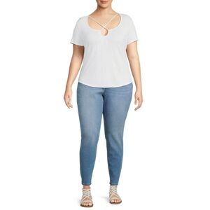 High Rise Skinny Jeans, plus size NWOT